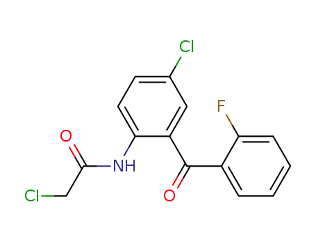 2-(2-chloroacetyl)amino-4-chloro-2'-fluorobenzophenone